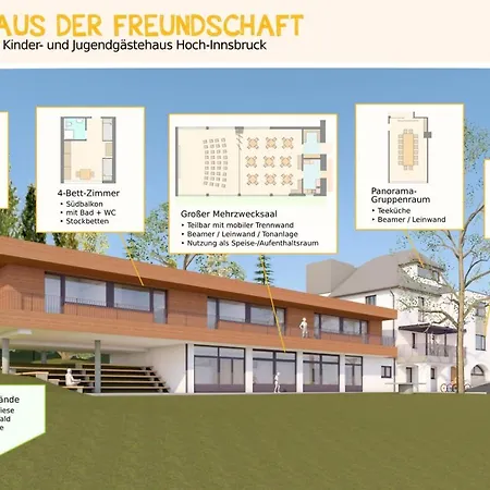 Haus Der Freundschaft - Gemeinnuetziges Kinder- Und Jugendgaestehaus Vandrerhjem Innsbruck